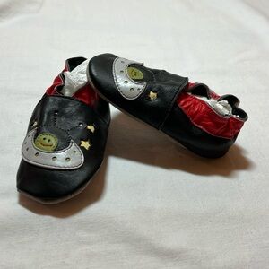 0-6M Jack & Lily leather baby slipper shoes